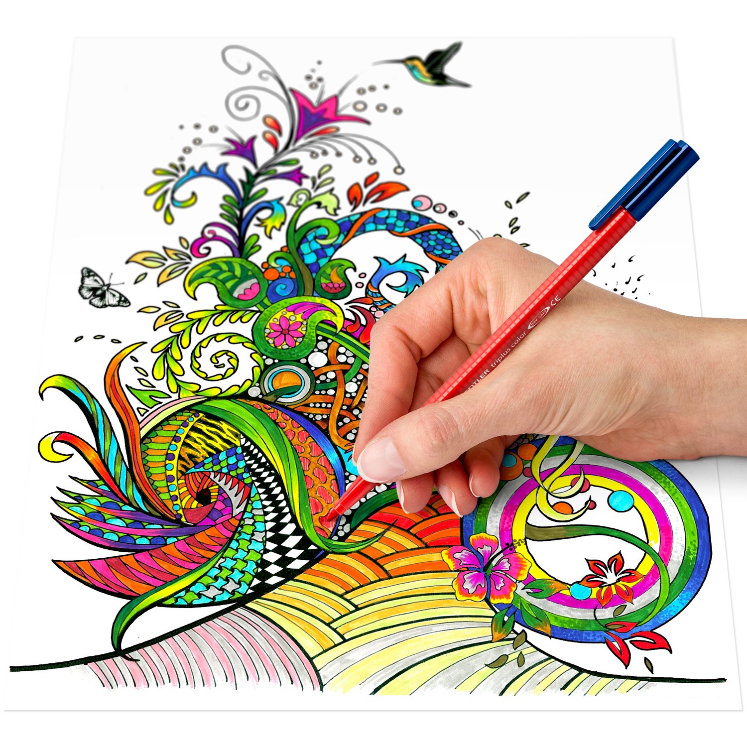 STAEDTLER Box Contiene 40 Colores - Imagen 2