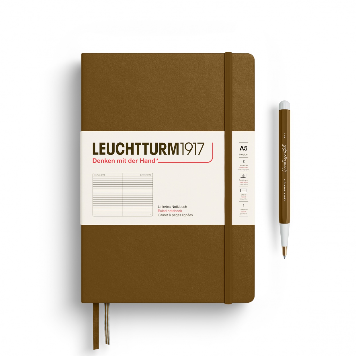 Notebook A5 Leuchtturm Tapa Dura