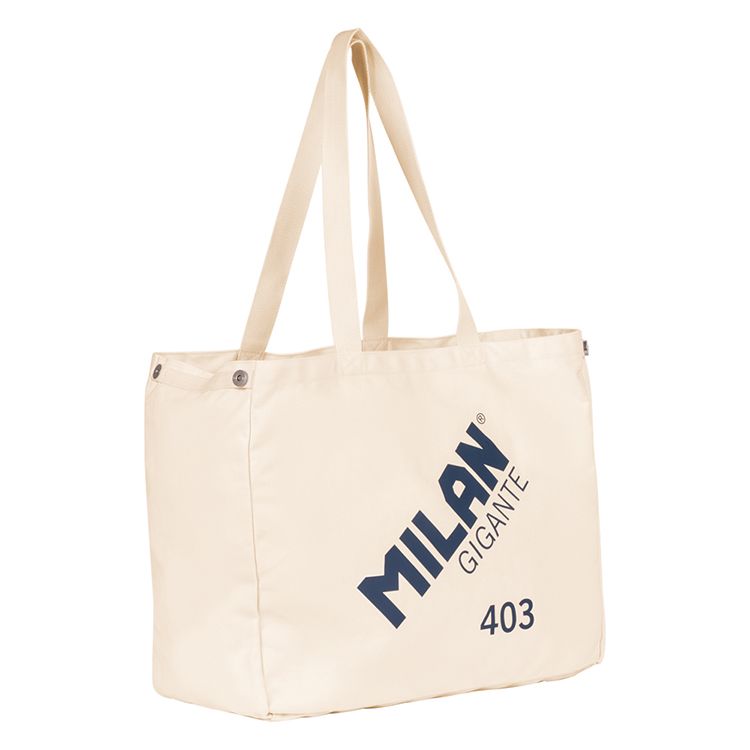 Bolso tote bag grande colección MILAN GIGANTE 403 beige