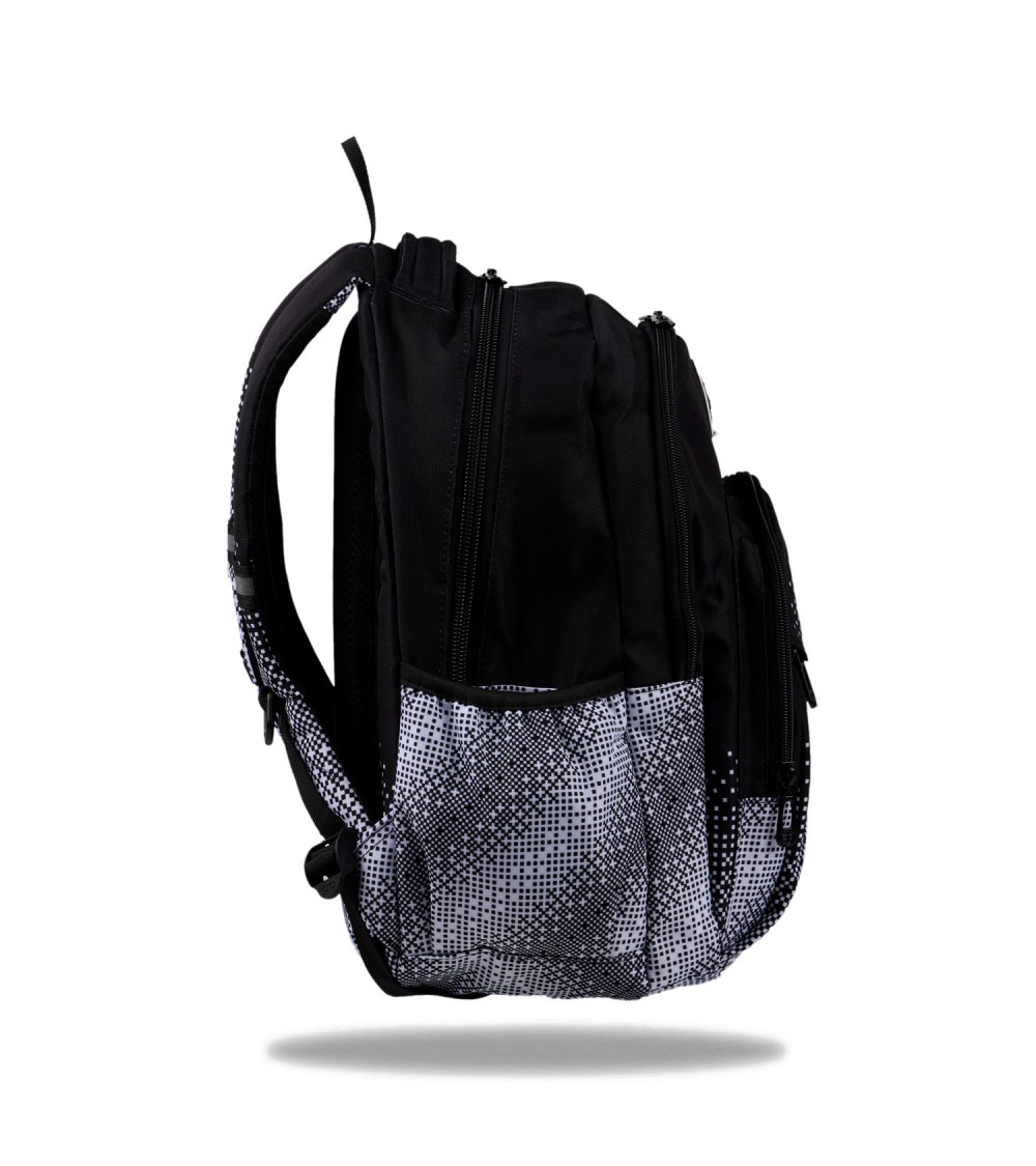 MOCHILA ESCOLAR JUVENIL BASIC PLUS BLACK DOTS - Imagen 2