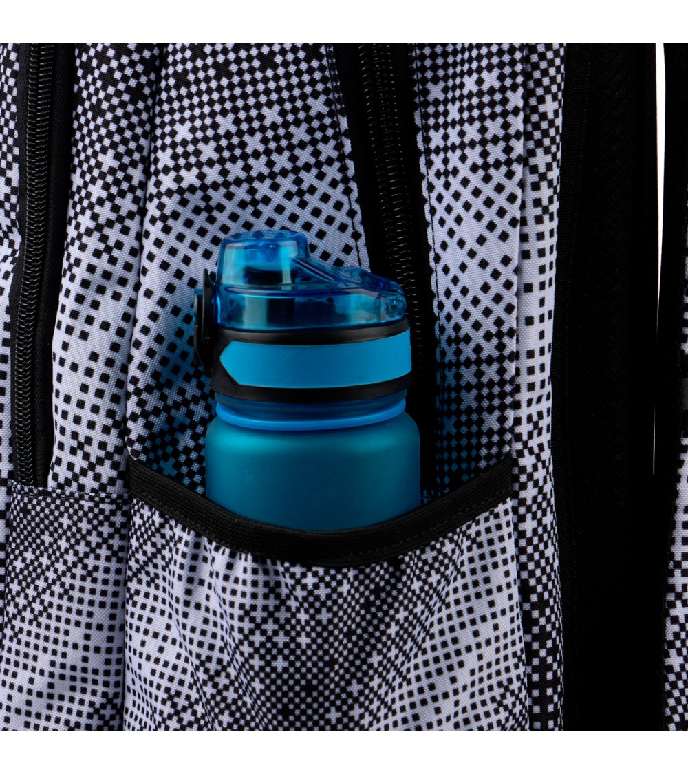MOCHILA ESCOLAR JUVENIL BASIC PLUS BLACK DOTS - Imagen 4