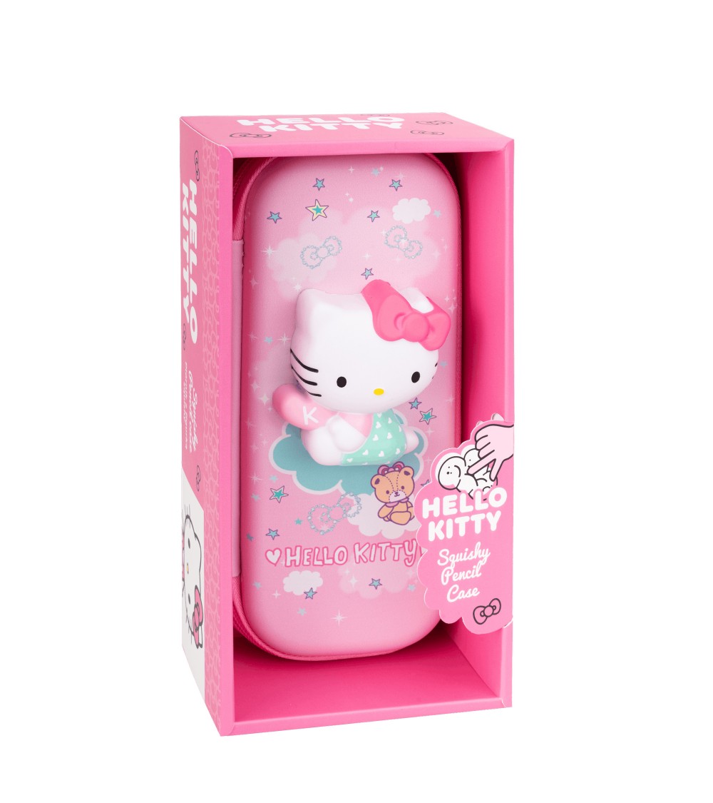 ESTUCHE SQUISHY HELLO KITTY - PINK