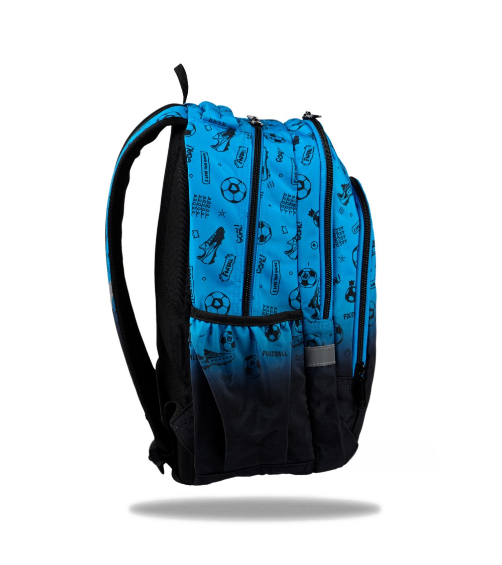 MOCHILA ESCOLAR PRIME FOOTBALL DEEP BLUE - Imagen 2