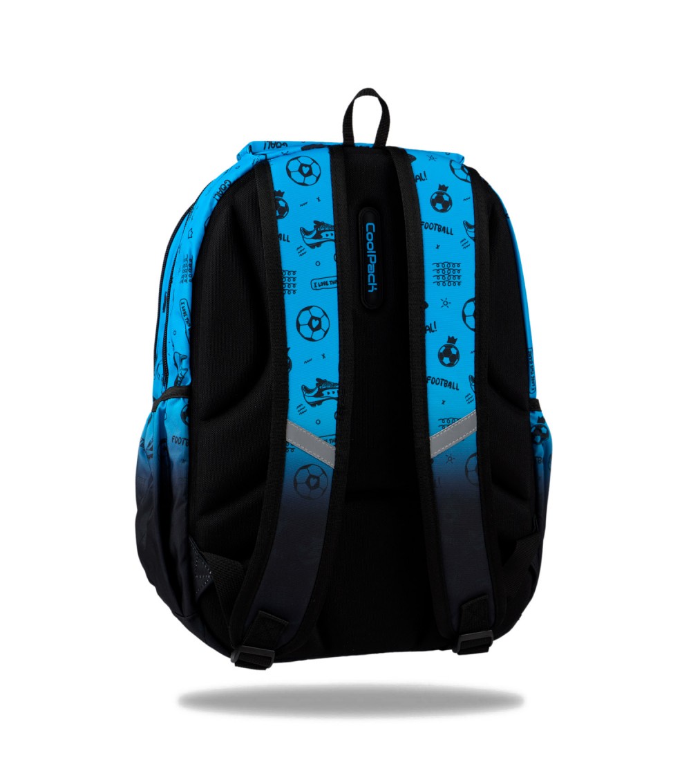 MOCHILA ESCOLAR PRIME FOOTBALL DEEP BLUE - Imagen 3