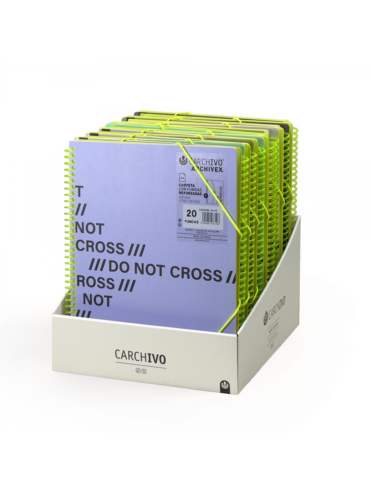 Carpetas de fundas ARCHIVEX FOAM | DO NOT CROSS