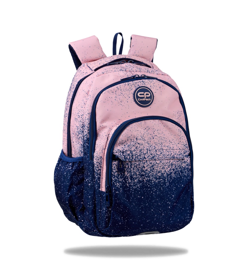 MOCHILA ESCOLAR JUVENIL BASIC PLUS PINK POWDER