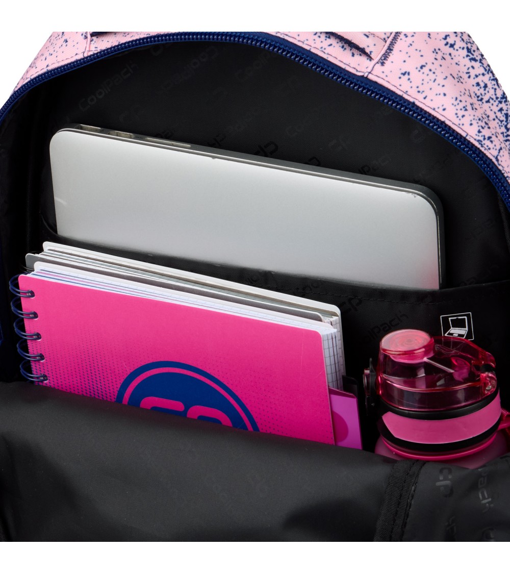MOCHILA ESCOLAR JUVENIL BASIC PLUS PINK POWDER - Imagen 5